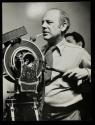 Paul Strand with Leo Hurwitz on the set of "Native Land" N.Y.