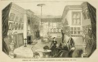 Interior View of Meade Brothers’ Daguerreotype Gallery, Broadway, New York