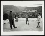 Playing in the square, Elounta, Crete, Greece