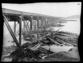 Johnstown Flood from Rockville Steel Trestle Bridge on way to Johnstown.