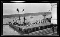 [Tall Ships at dock]