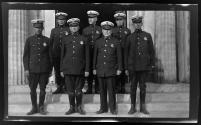 [Group of fireman in dress uniform]