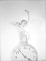[Nude With Clock]