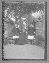 [Queen Eleonora of Bulgaria and her step-daughters, Princess Eudoxia and Princess Nadejda]