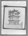 Chine Hankow/Pagode a Hankow