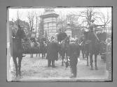 Belgique Roi Albert 1er/le roi et le maire de Laeken/