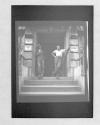 Two men in doorway of Rooming House