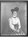 [Woman on porch]