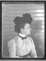 [Woman on porch]