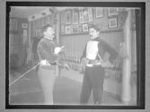 [Louis Senec and Father, Fencing]
