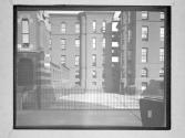 [Buildings And Steel Gate]