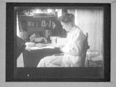 GGF At Desk In Sitting Room