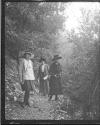 [Woman Walking On Path In Mountain Landscape]