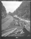 [Railroad Track In Mountain Landscape]