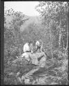 [Laura M. Fisher and woman In woods]