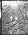 [Laura M. Fisher and woman In woods]