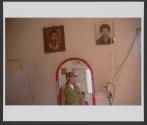 Jamal Abu Ajaj, a Bedouin serving as a tracker in the Israeli army, on a visit in his house in the unrecognized Bedouin village of Abu Ajaj