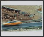 A general view of an encampment of the Bedouin tribe of Jahaleen in the Judean desert, where the tribe was expelled to in 1952 from the Negev