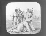 Jesus Falls First Time Under Weight of the Cross.