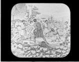 Another Servant Wounded with Stones.
