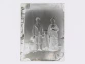 [Woman, child and man]