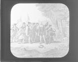 Landing of Columbus, 1492.