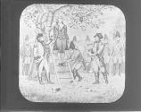 Execution of Nathan Hale, 1776.