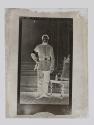 [Reproduction of a carte de visite of a man in a military uniform]