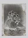 [Woman and three children]