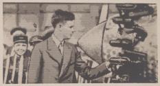[Charles Lindbergh and plane]
