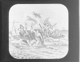 Landing of Saxons, 55 BC.