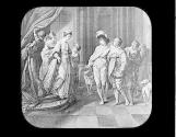 Edgar meeting Elfrida after marriage to Athelwold, 975.