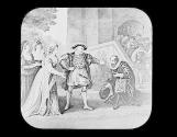 Henry VIII reproving Chancellor about to arrest Catherine Parr 1543.