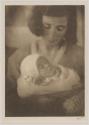 [Portrait of a woman and baby]