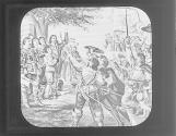 Charles I raising Royal Standard at Nottingham, 1642.