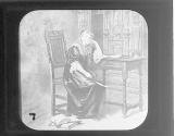 Princess Elizabeth in prison, 1649.
