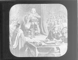Cromwell refusing crown, 1656.