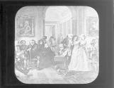Dr. Johnson in Ante-Room of Lord Chesterfield, 1764.