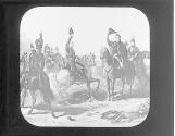Wellington meeting Blucher after Waterloo, 1815.
