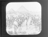 Gen. Wolsey and staff in Egypt, 1882.