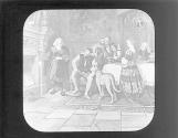 Charles V at house of Fugger, 1530.