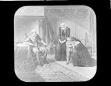 Widow of Oaken Barneveldt asking mercy for her son of Prince Maurice