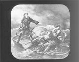 Peter the Great crossing Neva, 1707.