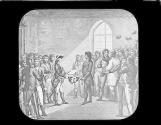 Paul I giving liberty to Kosciusko, 1796.