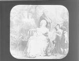 Marie Antoinette at Palace, Trianon, 1788.