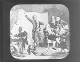 Rouget de l'Isle chanting the Marseillaise, 1792.