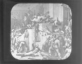 Bread Rioters in hall of the Convention, 1795.