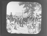 Arrival of Kaiser Wilhelm I at Sarrbruck, 1870.