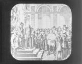 Wilhelm of Prussia proclaimed Emperor of Germany at Versailles, 1871