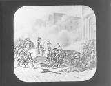 Napoleon putting down the mob, 1795.